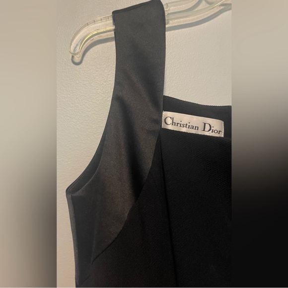 Vintage Christian Dior Midi Sheath Dress Sz 6 - Picture 4 of 7